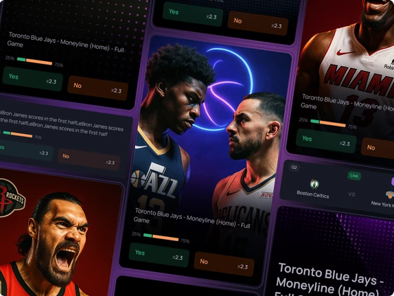 Ballgame basketball moneyline betting cards