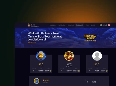 Wild Wild Riches free online slots tournament leaderboard