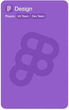 Purple Design card with the Figma mark