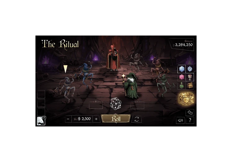 The Ritual dungeon battle screen from Standout Games