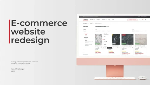 The Lapis Gold e-commerce website redesign