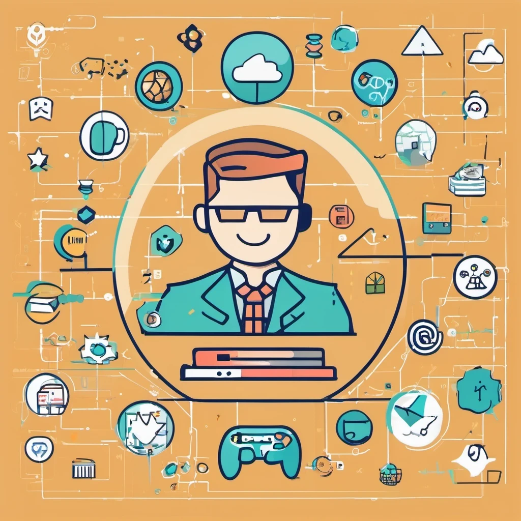 Illustration accompanying the article about sales gamification