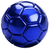 Cobalt blue football